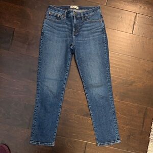 Madewell mid rise perfect vintage jeans size 28